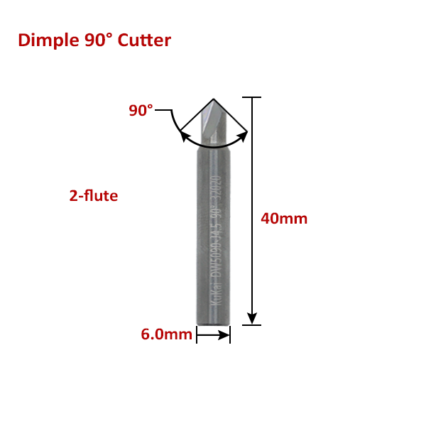 Dimple 90° Cutter